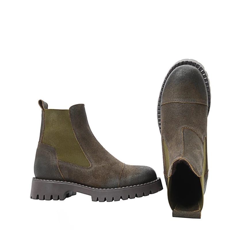 Penny Chelsea boots — Olive