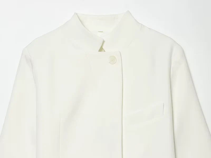 Damen Cropped Blazer mit Kurzarm – Alvéra