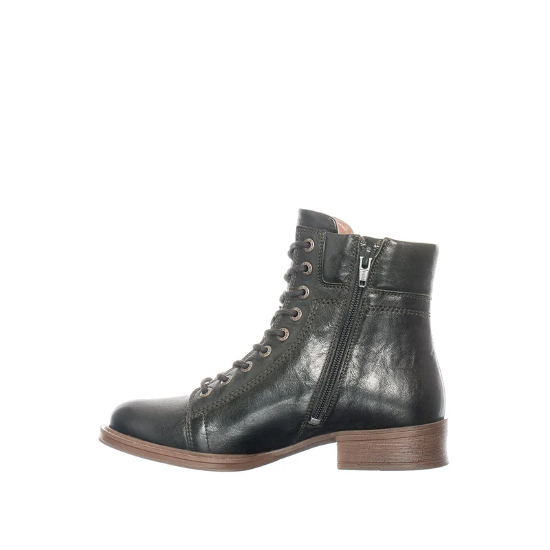 Pandora Laced boots — Dark green