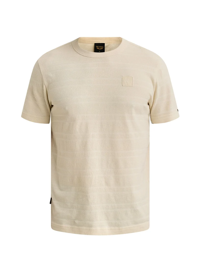 Short sleeve r-neck waffle jersey