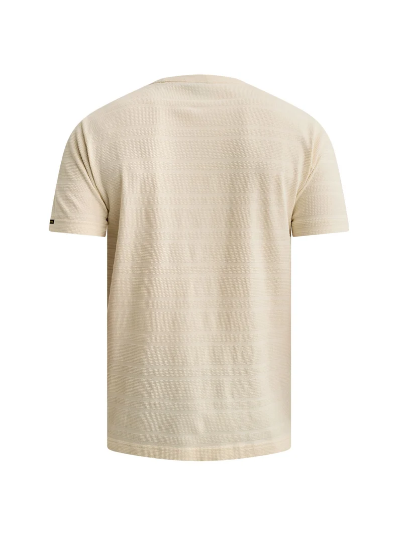 Short sleeve r-neck waffle jersey