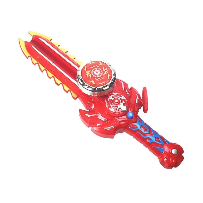 2-in-1 Spielzeugschwert mit Kreisel-Launcher Veltrix