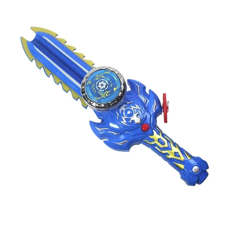 2-in-1 Spielzeugschwert mit Kreisel-Launcher Veltrix