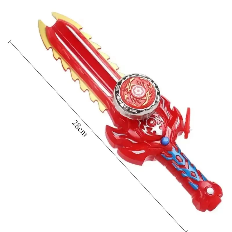 2-in-1 Spielzeugschwert mit Kreisel-Launcher Veltrix