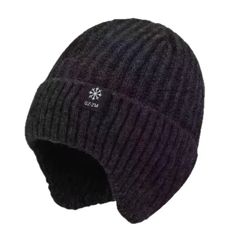 Strickmütze mit Ohrenklappen und Schal Calvessa