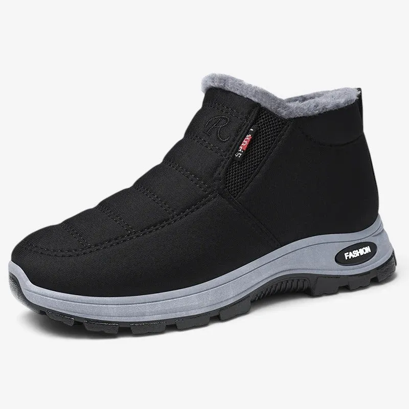 Gefütterte Stiefel mit Seitenreißverschluss Velrano