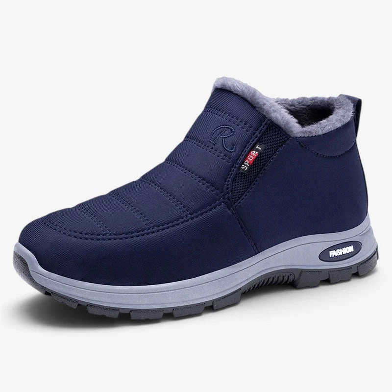 Gefütterte Stiefel mit Seitenreißverschluss Velrano