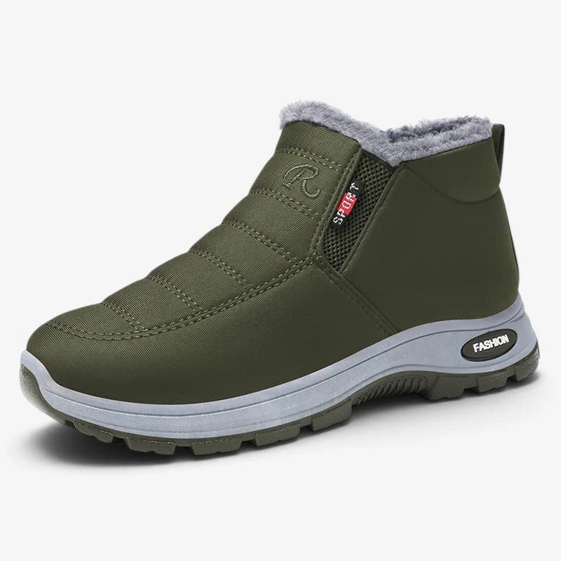 Gefütterte Stiefel mit Seitenreißverschluss Velrano