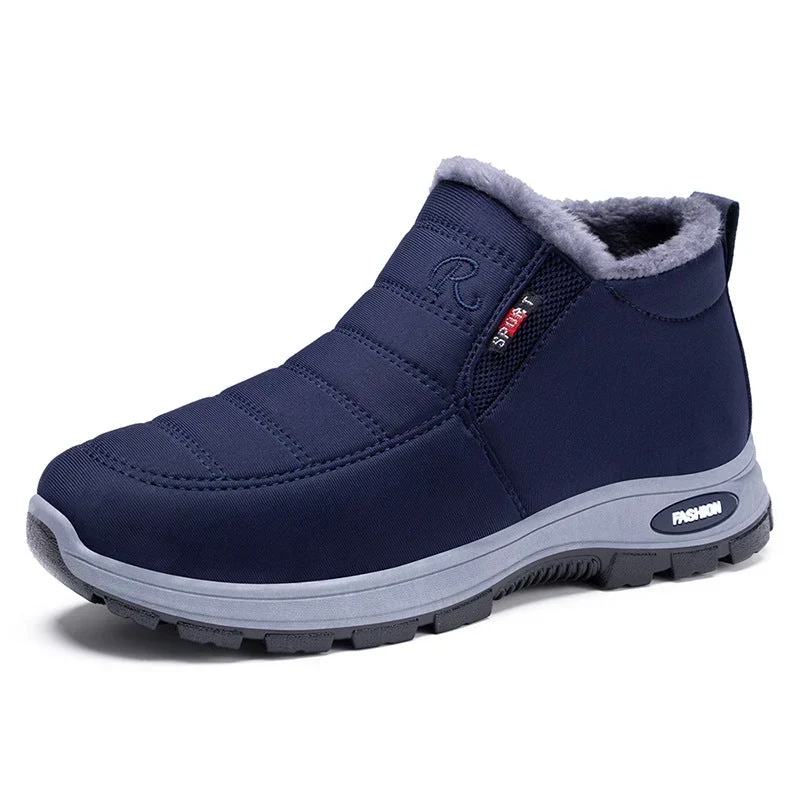 Gefütterte Stiefel mit Seitenreißverschluss Velrano
