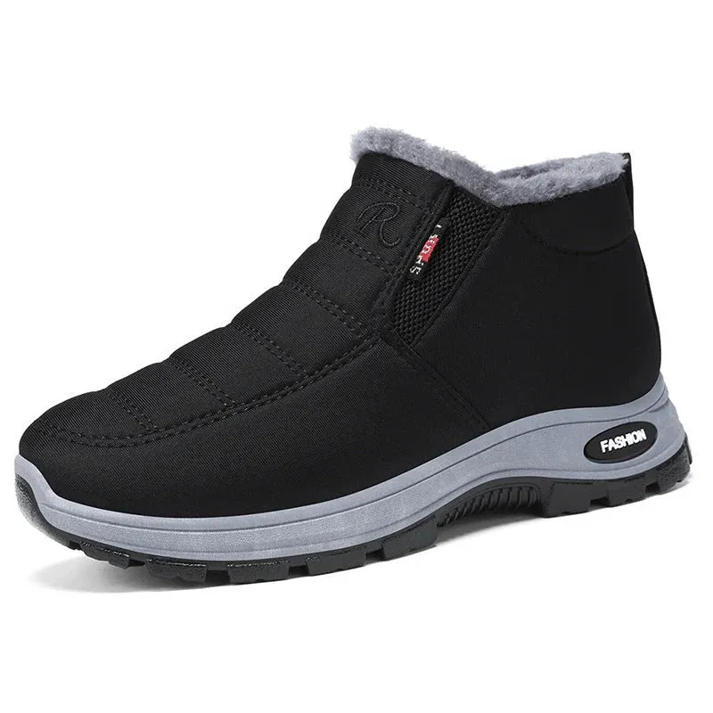 Gefütterte Stiefel mit Seitenreißverschluss Velrano