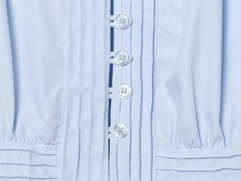 Liora Damen Bluse mit Volantärmeln