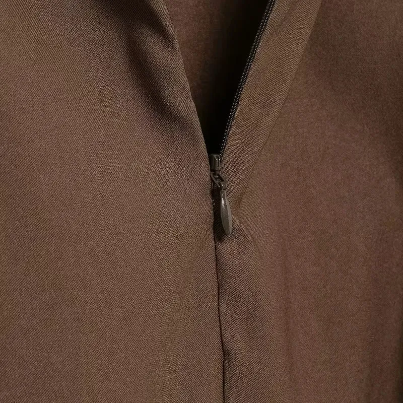 Elara Asymmetrisches Damen Top mit Drapierung