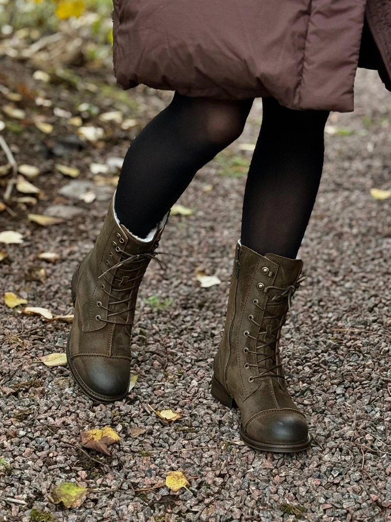Pandora Warm boots — Olive