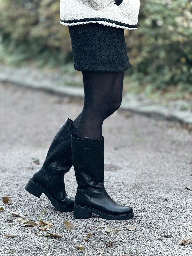 Jill Tall shaft boots — Black