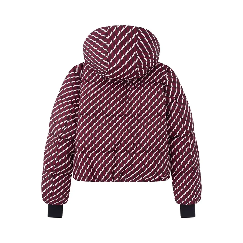 Damen Winterjacke mit Kapuze und Reißverschluss – Velmara
