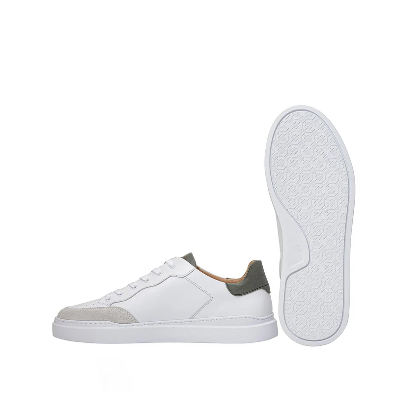 Tristan Sneakers — White/Green