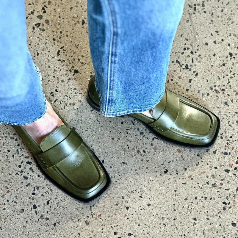 Elma Loafers — Khaki
