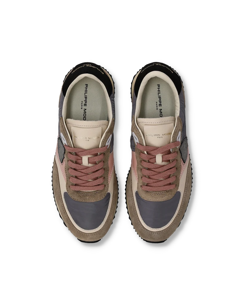 Sneakers Blville Women, Mud Anthracite Grey Pink