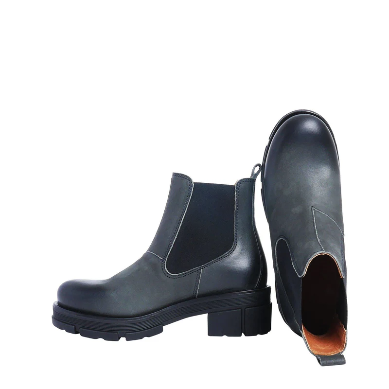 Cecilia Chelsea boots — Charcoal