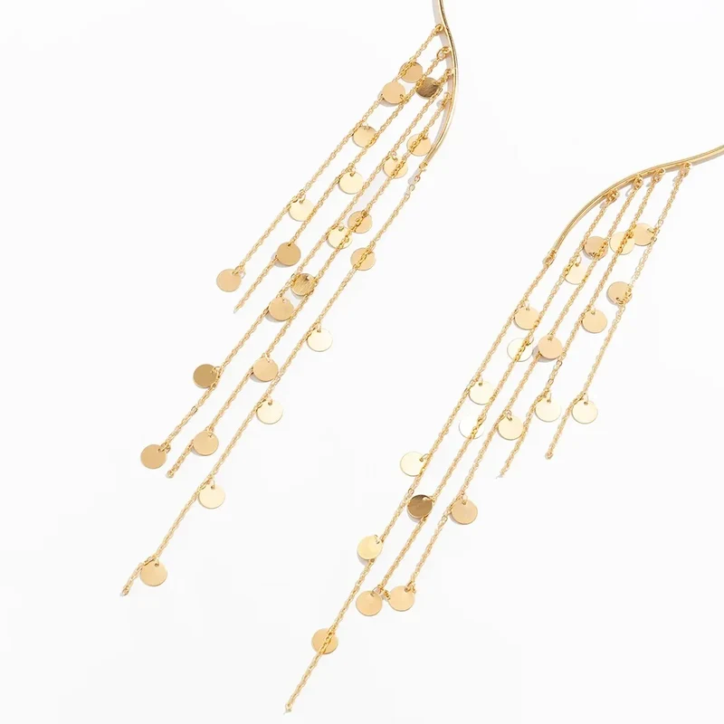 Étoile Damen Halskette mit Perlendetails und Anhänger im Quastendesign