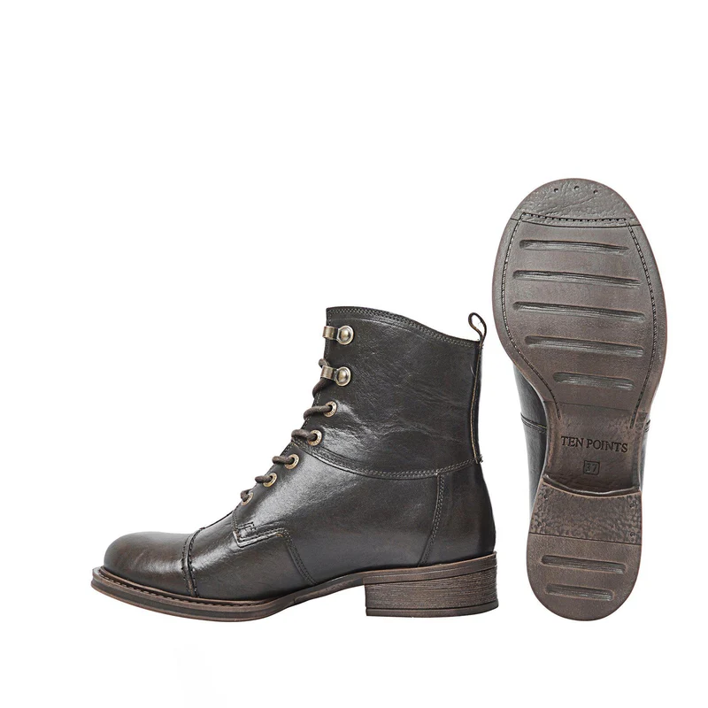 Pandora Laced boots — Olive