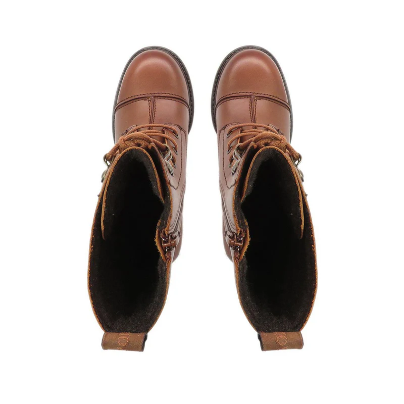 Pandora Laced boots — Lightbrown