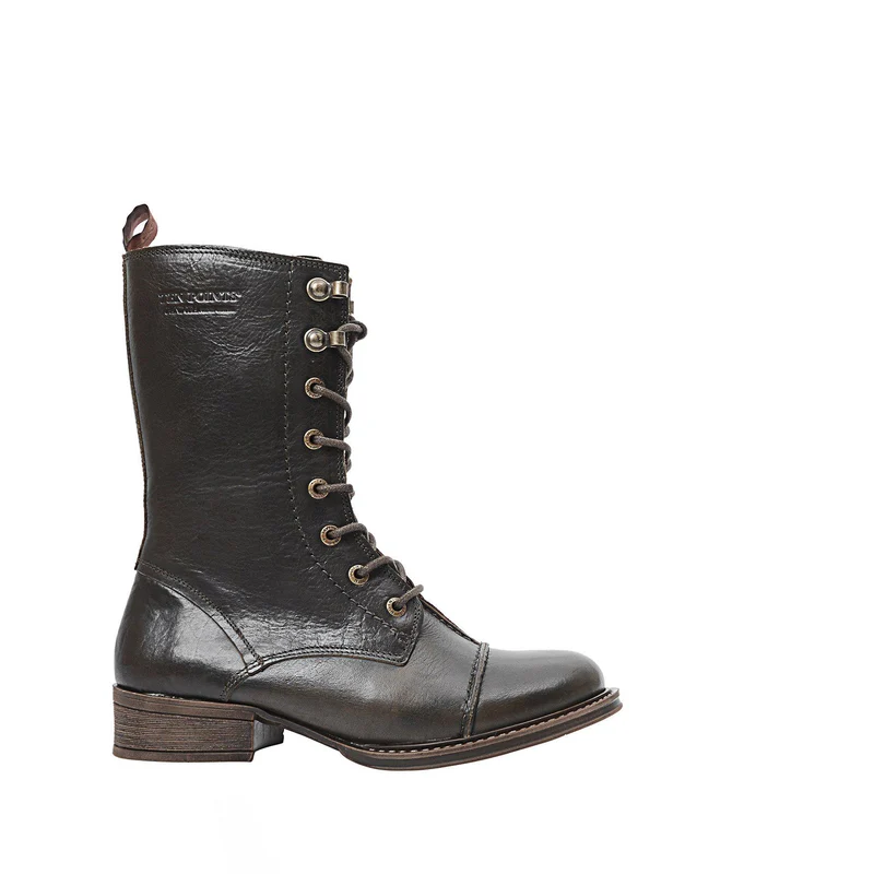 Pandora Laced boots — Olive