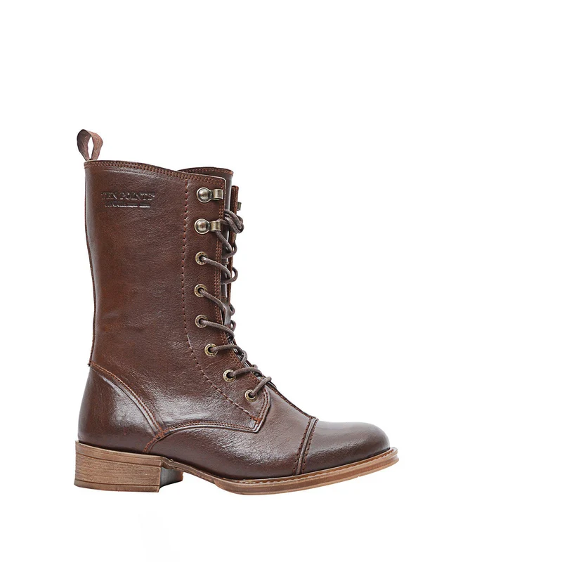 Pandora Laced boots — Chocolate
