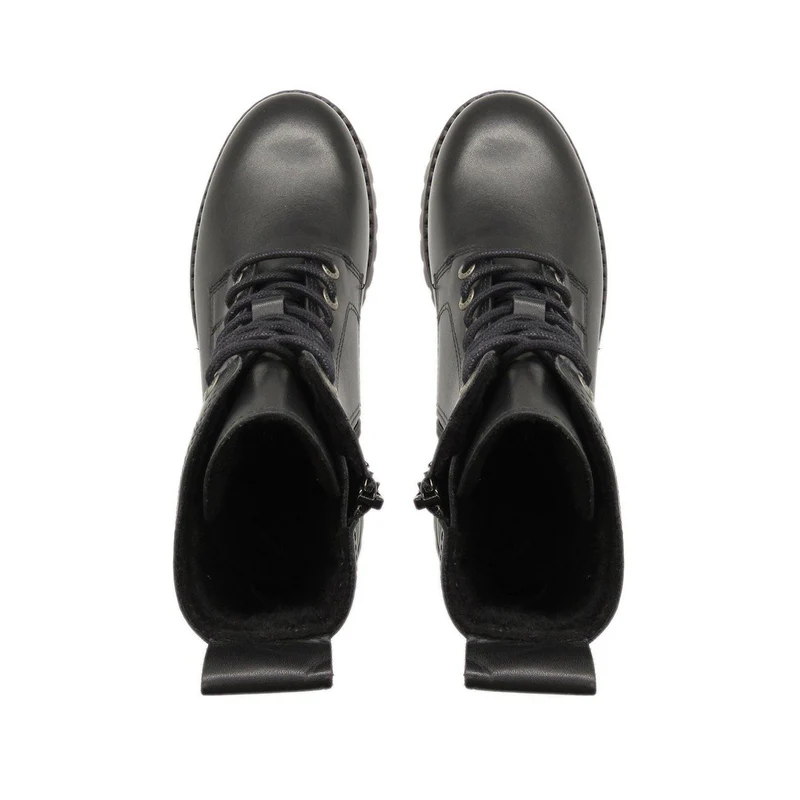 Penny Laced boots — Black