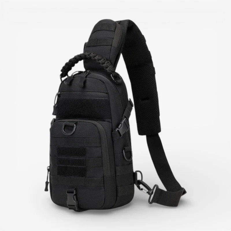 Virella Schultertasche aus Nylon mit verstellbarem Gurt und Reißverschluss