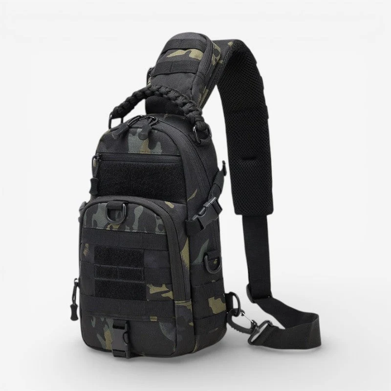 Virella Schultertasche aus Nylon mit verstellbarem Gurt und Reißverschluss