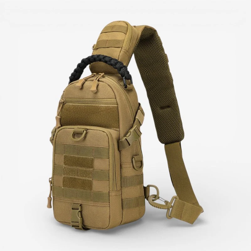 Virella Schultertasche aus Nylon mit verstellbarem Gurt und Reißverschluss