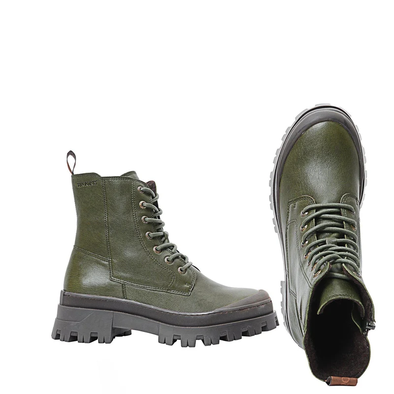 Jenny Laced boots — Green