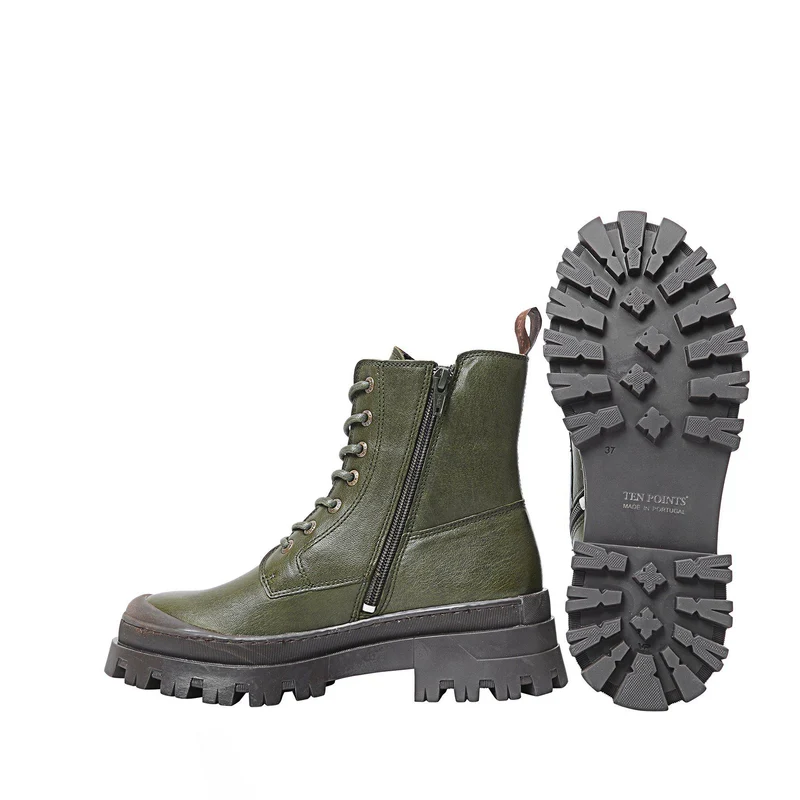 Jenny Laced boots — Green