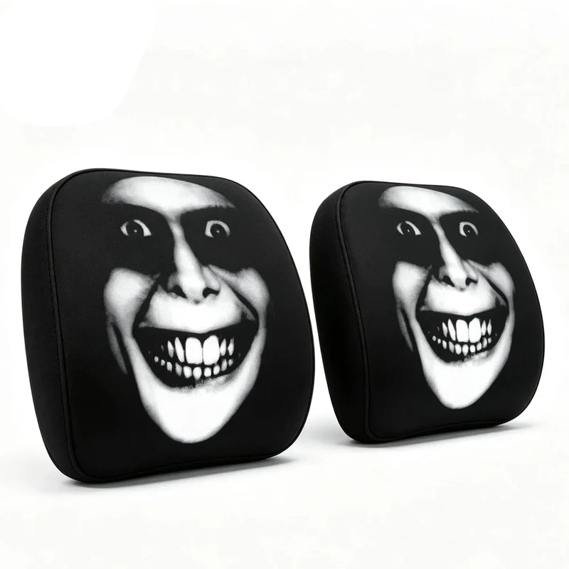 Auto Kopfstützenbezüge mit Ghost Face Design im 2er-Set – GhostRide