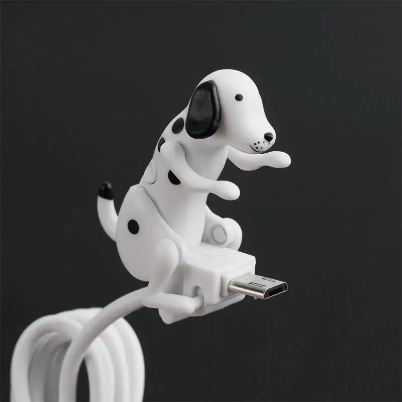 USB-C Ladekabel mit beweglicher Hundefigur für Smartphones – WagCharge