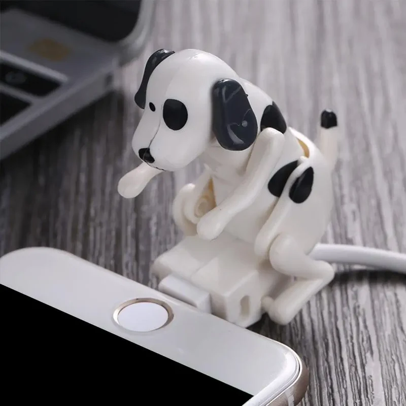 USB-C Ladekabel mit beweglicher Hundefigur für Smartphones – WagCharge