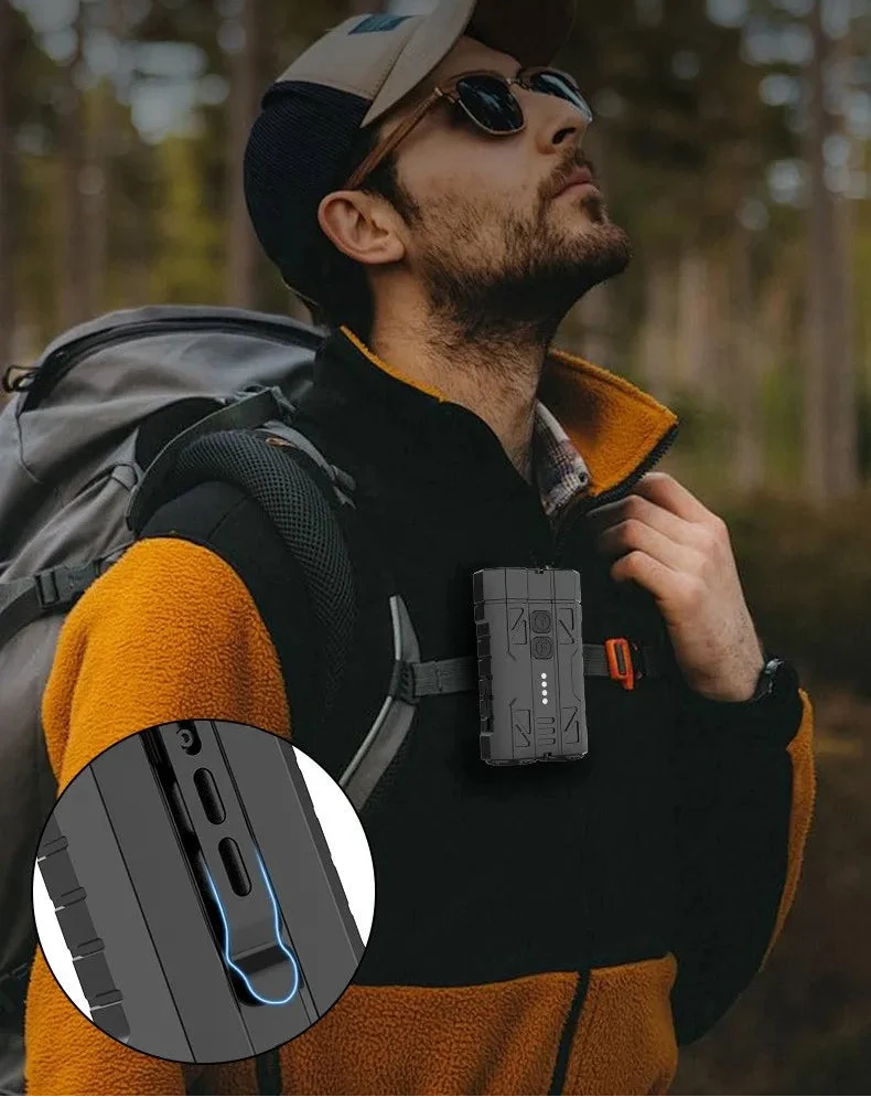 Wiederaufladbare LED-Taschenlampe aus Aluminium mit USB-C und Akkustandsanzeige – Lumitrek
