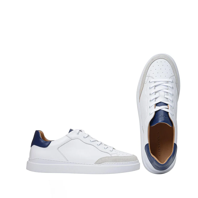 Tristan Sneakers — White/Blue