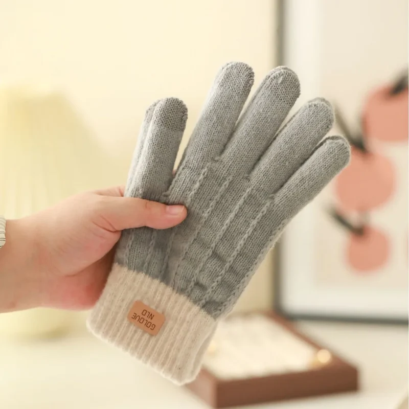 Unisex Strickhandschuhe mit Touchscreen-Funktion und weicher Oberfläche – Nuvessa