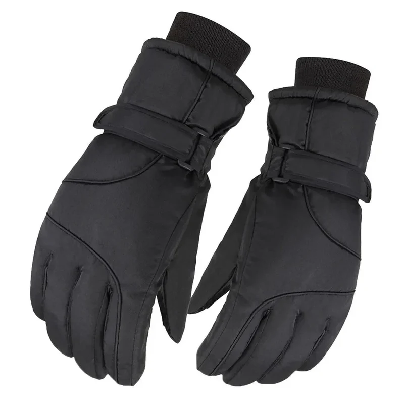 Gefütterte Winterhandschuhe mit langem Bündchen für Damen und Herren – Valtoro