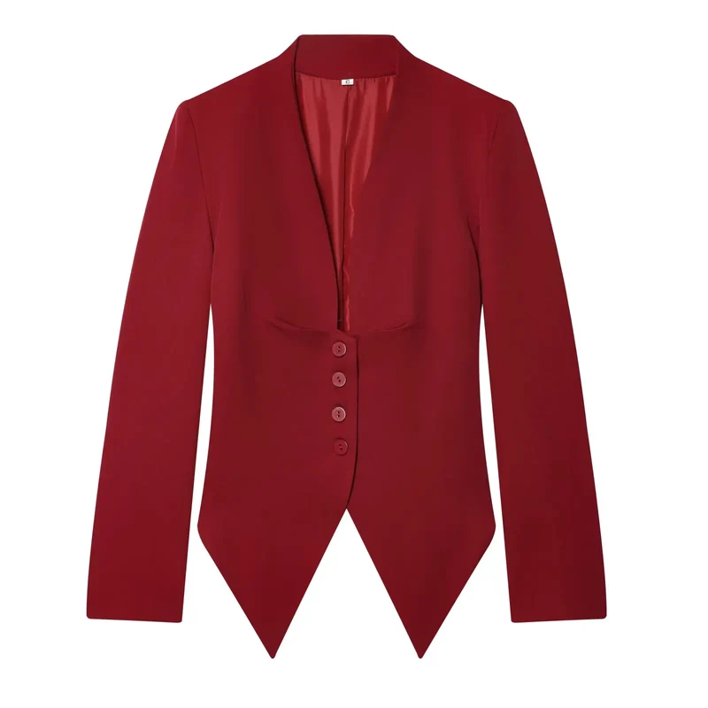Élise Damen Blazer mit Schleifendetail und Einreihigem Verschluss