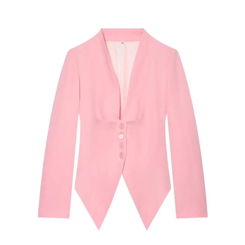 Élise Damen Blazer mit Schleifendetail und Einreihigem Verschluss
