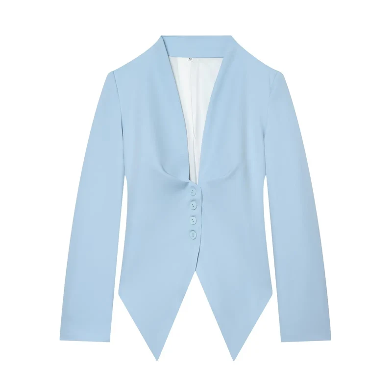 Élise Damen Blazer mit Schleifendetail und Einreihigem Verschluss