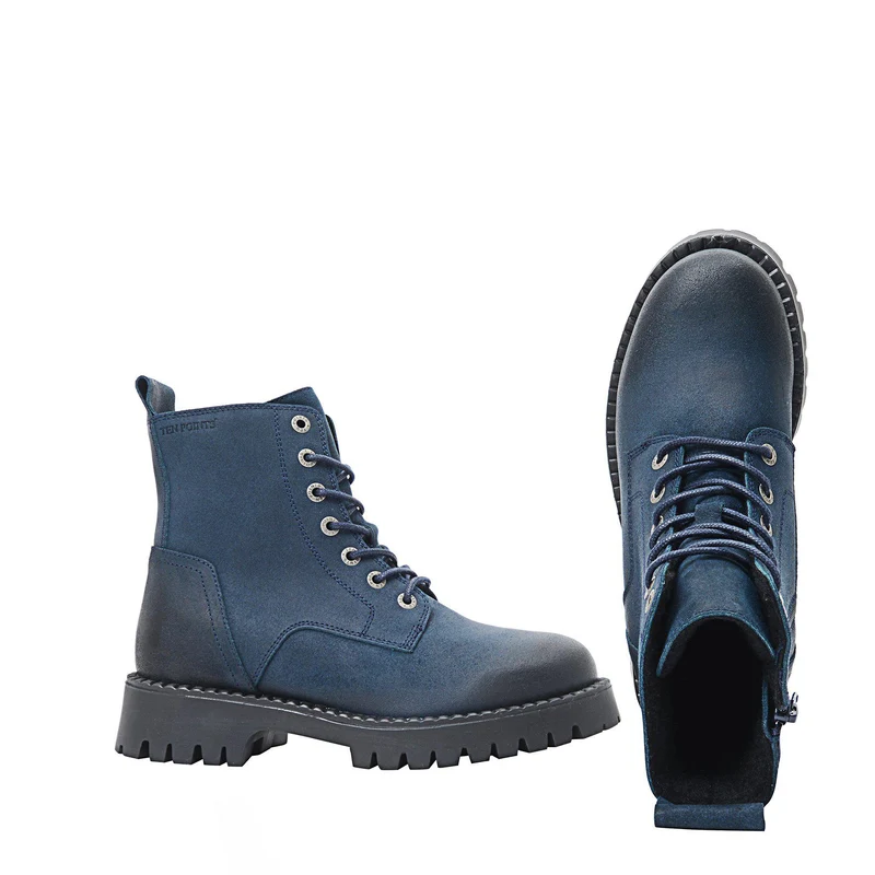 Penny Laced boots — Dark blue