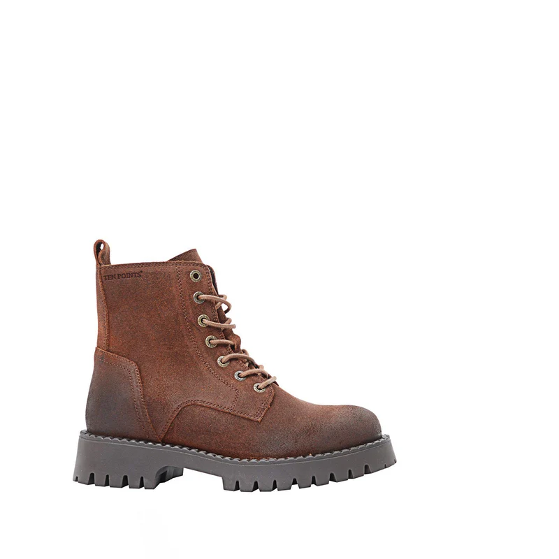 Penny Laced boots — Brandy
