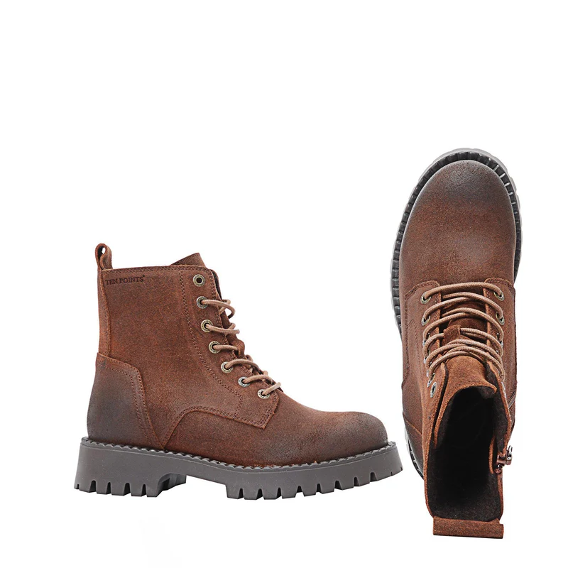 Penny Laced boots — Brandy