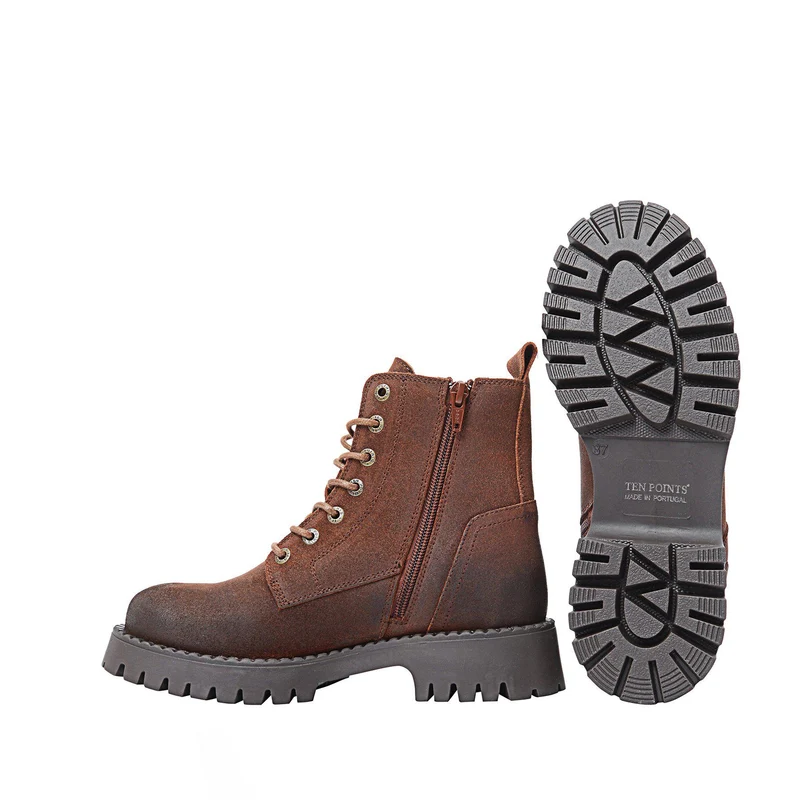 Penny Laced boots — Brandy