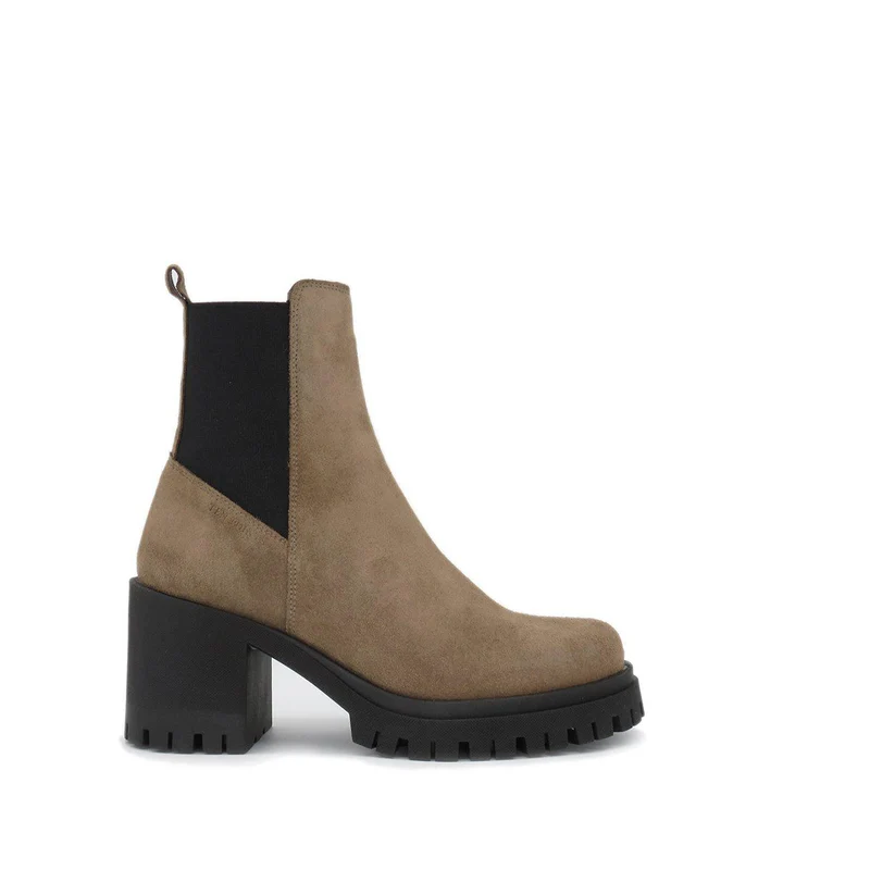 Ylva Chelsea boots — Taupe