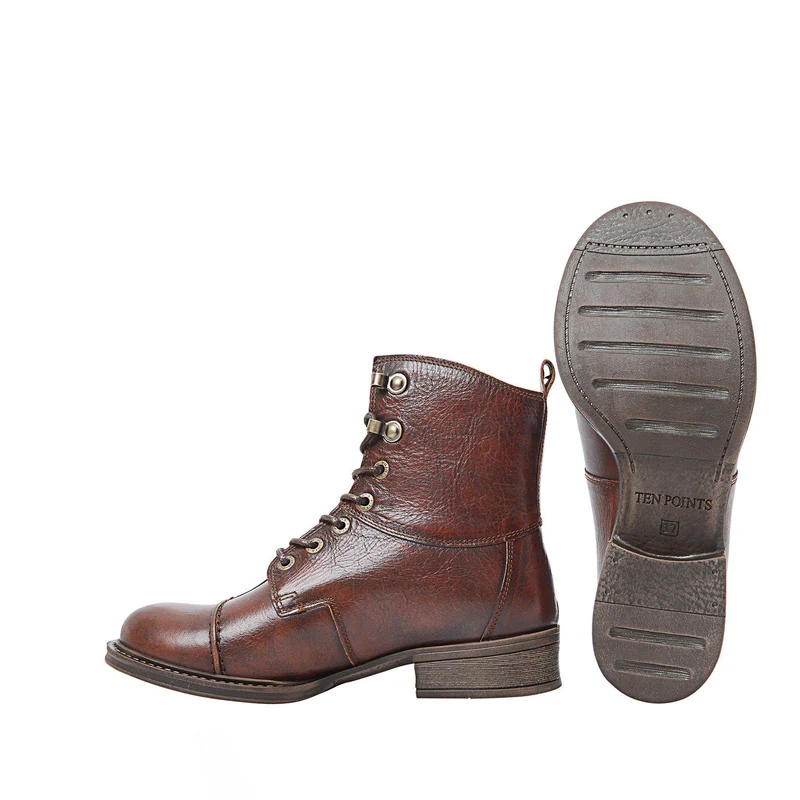 Pandora Laced boots — Rust